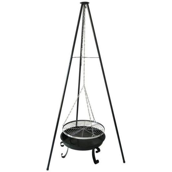 Gratar suspendat pe trepied, diametru 55 cm