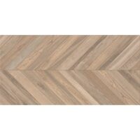 Gresie rectificata Chateau Decor Brown 6133, tip lemn, 60x120 cm, culoare maro