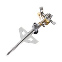 Aspersor pulsatoriu profesional cellfast lux ideal, metalic, 6 bar presiune maxima 52-160