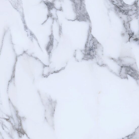 Gresie portelanata 6355 Statuario White, model marmura, 45x45 cm, culoare albastra