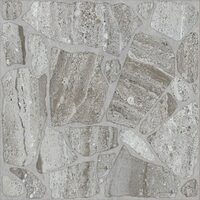 Gresie portelanata 9741 Debris Grey, model piatra, 33.3x33.3 cm, culoare gri, finisaj mat