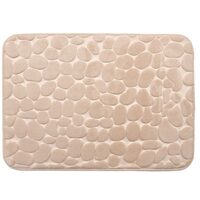 Covoras de baie inter ceramic 50 × 70 cm spumă memory culoare bej