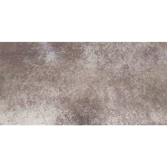 Gresie Metalica, model ciment, 60x120 cm, maro, finisaj mat