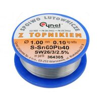 Fludor 60% SN D1 mm, 100GR 76810