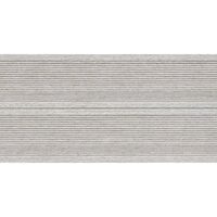 Gresie portelanata model dungi Efes Grey 30x60 cm, finisaj mat, culoare gri