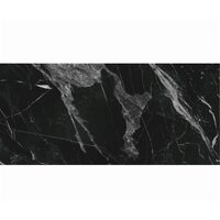 Lastra - placa mare gresie XXL - rectificata Caravaggio Antracit, tip marmura, 120x260 cm, culoare gri inchis, finisaj lucios
