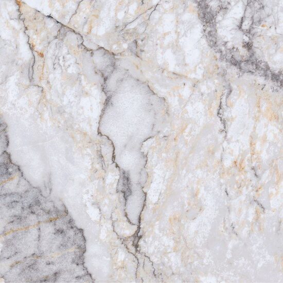 Gresie Gioia White 6389, tip marmura, 45x45 cm, alb