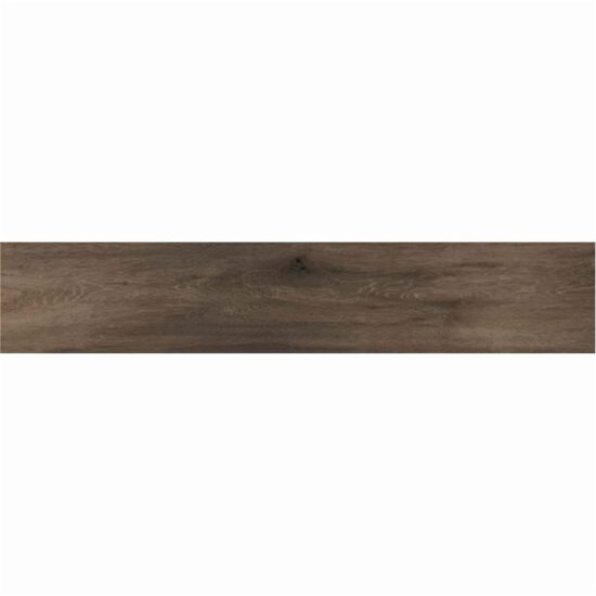 Gresie rectificata Willow Dark Brown 6214, tip lemn, 20x120 cm, maro