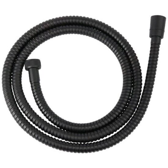 Furtun flexibil duș conic, metalic 150 cm, negru W33