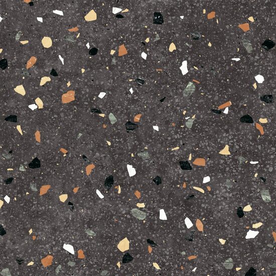 Gresie Galaxy Negro, model mozaic, 60x60 cm, negru, finisaj mat