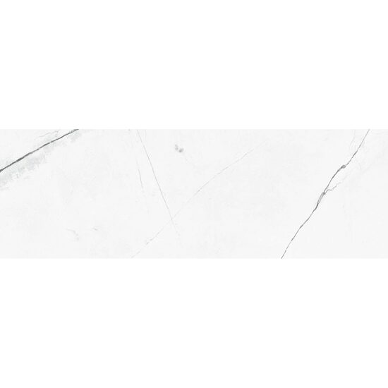 Faianta rectificata tip marmura, Vernazza Blanco 30x90 cm, finisaj mat
