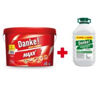 Vopsea lavabila interior Alb Maxx 15 L Danke + Amorsa 4 L