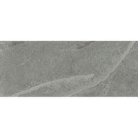 Treapta scara rectificata Creta Antracita, tip ciment, 33x120 cm, culoare gri inchis, finisaj mat