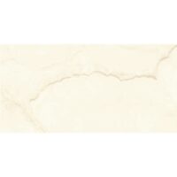 Gresie Onice Beige 6407, model decor, 60x120 cm, bej, finisaj lucios