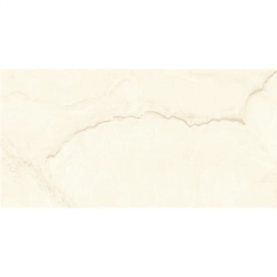 Gresie Onice Beige 6407, model decor, 60x120 cm, bej, finisaj lucios