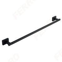 Portprosop bara simplu 600mm Greta, negru mat AGR09BL
