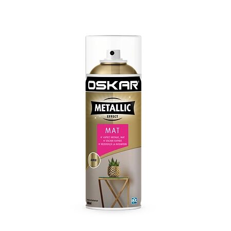 Spray efect metalic auriu 400 ml Oskar