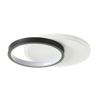 Aplica tavan ASPEN, NEGRU, LED 22W, 3000K-4000K-6000K, 2606/22W BK