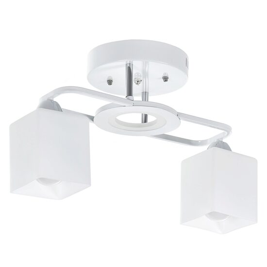 Candelabru CINTO, ALB, ELBULGARIA, 4000K, LED 8W-2XE27, 2460/2 WH/CR