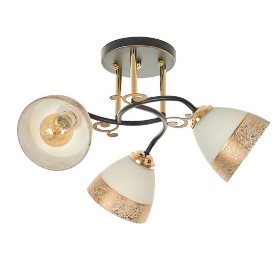 Lustra  Saider, negru, 3XE27, EL 2378/3 bk/fg