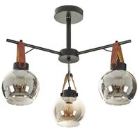 Candelabru MASON, NEGRU, ELBULGARIA, 3XE27, 2426/3
