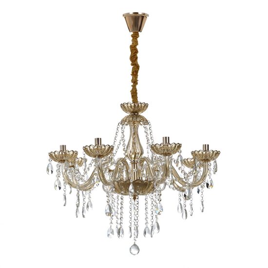 Candelabru FLORENCE, AURIU, 8XE14, EL 1796/8 GD