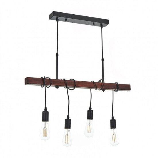 Candelabru COLEMAN, NEGRU, 4XE27, EL 1938