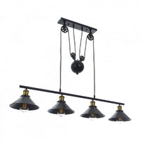 Candelabru LOFT, NEGRU, 4XE27, EL 1860/4
