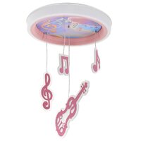 Aplica tavan IT'S A GIRL, PINK, ELBULGARIA, 3000K-4000K-6000K, LED 78W, 2453