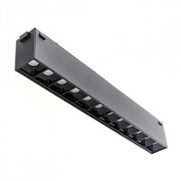 Spot liniar pentru sina magnetica ALEXA, NEGRU, LED 12W, 4000K, EL 2042B-12W BK