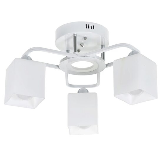 Candelabru CINTO, ALB, ELBULGARIA, 4000K, LED 8W-3XE27, 2460/3 WH/CR