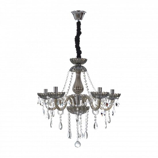 Candelabru FLORENCE, FUMURIU, 5XE14, EL 1796/5 SMK