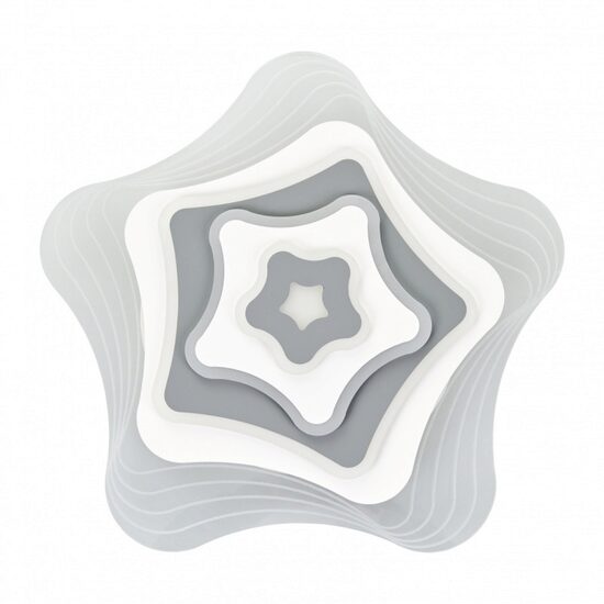 Aplica tavan LILY, ALB, LED 98W, 3000K-4000K-6000K, 2288