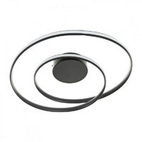 Aplica tavan FINLEY, NEGRU, LED 59W, 3000K-4000K-6000K, 2295 BK