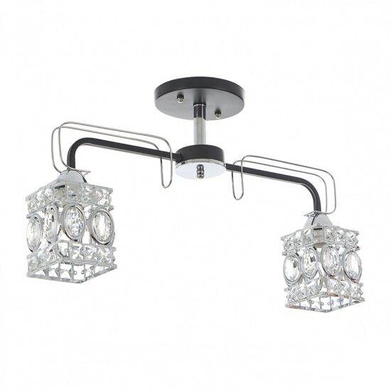 Candelabru FARGO, NEGRU, 2XE27, EL 2021/2 BK