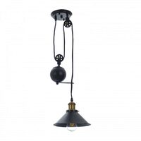 Pandantiv LOFT, NEGRU, 1XE27, EL 1860/1