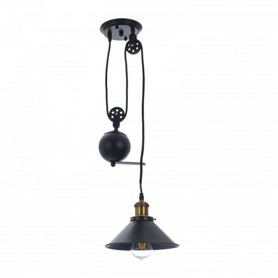 Pandantiv LOFT, NEGRU, 1XE27, EL 1860/1