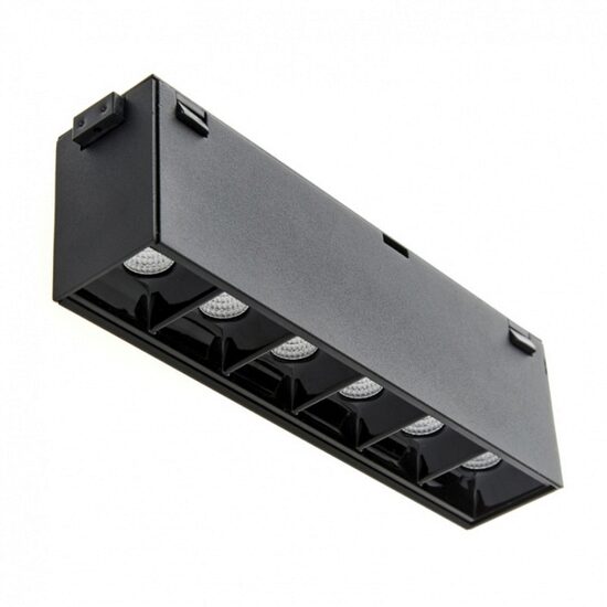 Spot liniar pentru sina magnetica ALEXA, NEGRU, LED 6W, 4000K, EL 2042B-6W BK