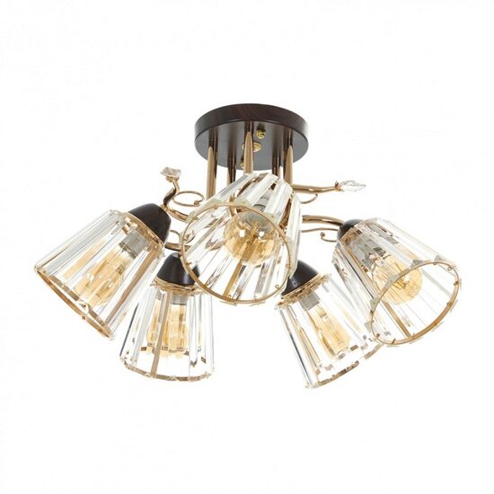 Candelabru IRIS, AURIU, 5XE27, 2189/5 GD