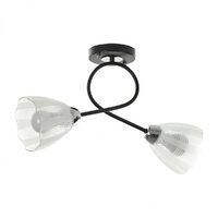 Lustra  Gizele, negru, 2XE27, el 2379/2 bk/cr