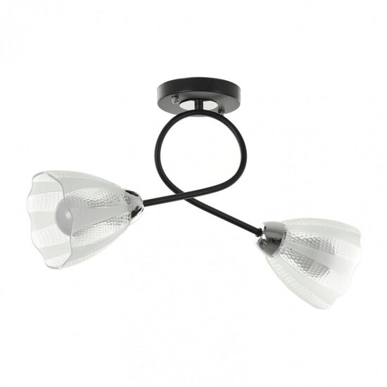 Lustra  Gizele, negru, 2XE27, el 2379/2 bk/cr