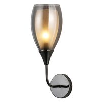 Aplica de perete GLOSSY, NEGRU, 1XE14, 2636/1W