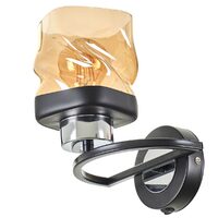 Aplica de perete RODES, NEGRU, 1XE27, 2499/1W