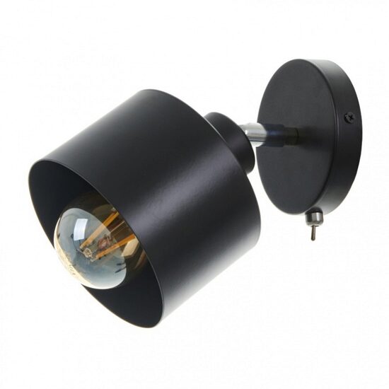 Aplica de perete POLAR, NEGRU, 1XE27, EL 2094 / 1W