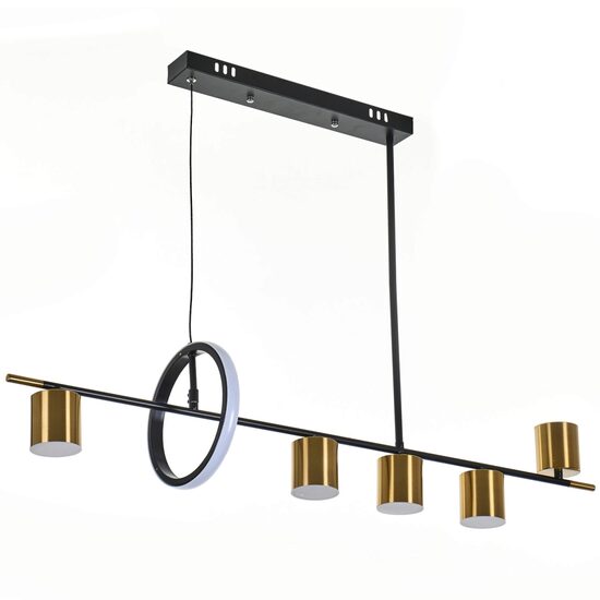 Candelabru HELIX, NEGRU, ELBULGARIA, LED 6X5W, 3000K, 2420