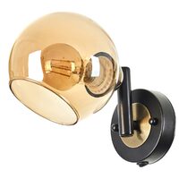 Aplica de perete FUNKY, NEGRU, 1XE27, 2503/1W