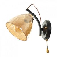 Lampa de perete RIDGE, NEAGRA, 1XE27, EL 2387/1W