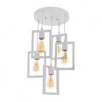 Candelabru LARGO S, ALB, 5XE27, EL 1998/5 WT