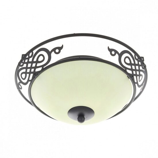 Plafoniera WALES, NEGRU, 2XE27, EL 2033/30 BK