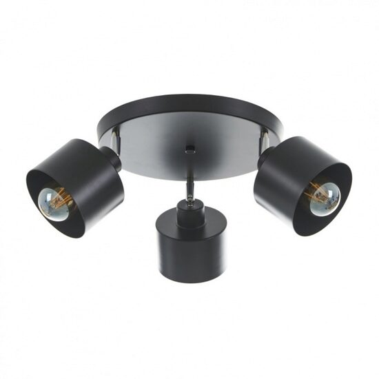 Aplica de tavan POLAR, NEGRU, 3XE27, EL 2094 / 3R